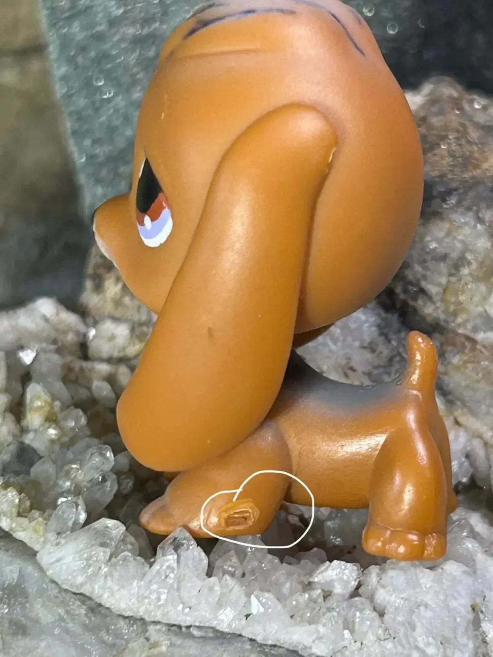 LPS Littlest Pet Shop LPS #16 Brown Beagle Rare Authentic Retired READ !